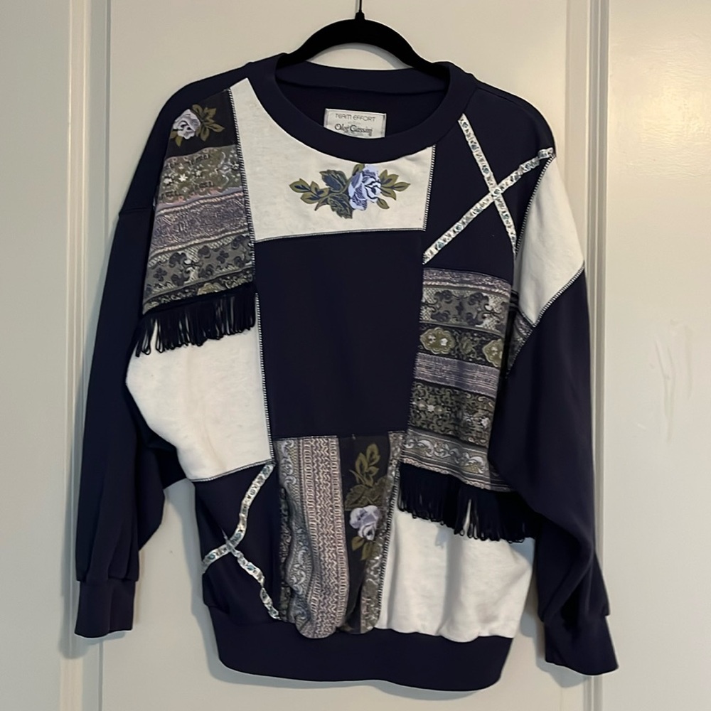 Vintage Patchwork Sweatshirt